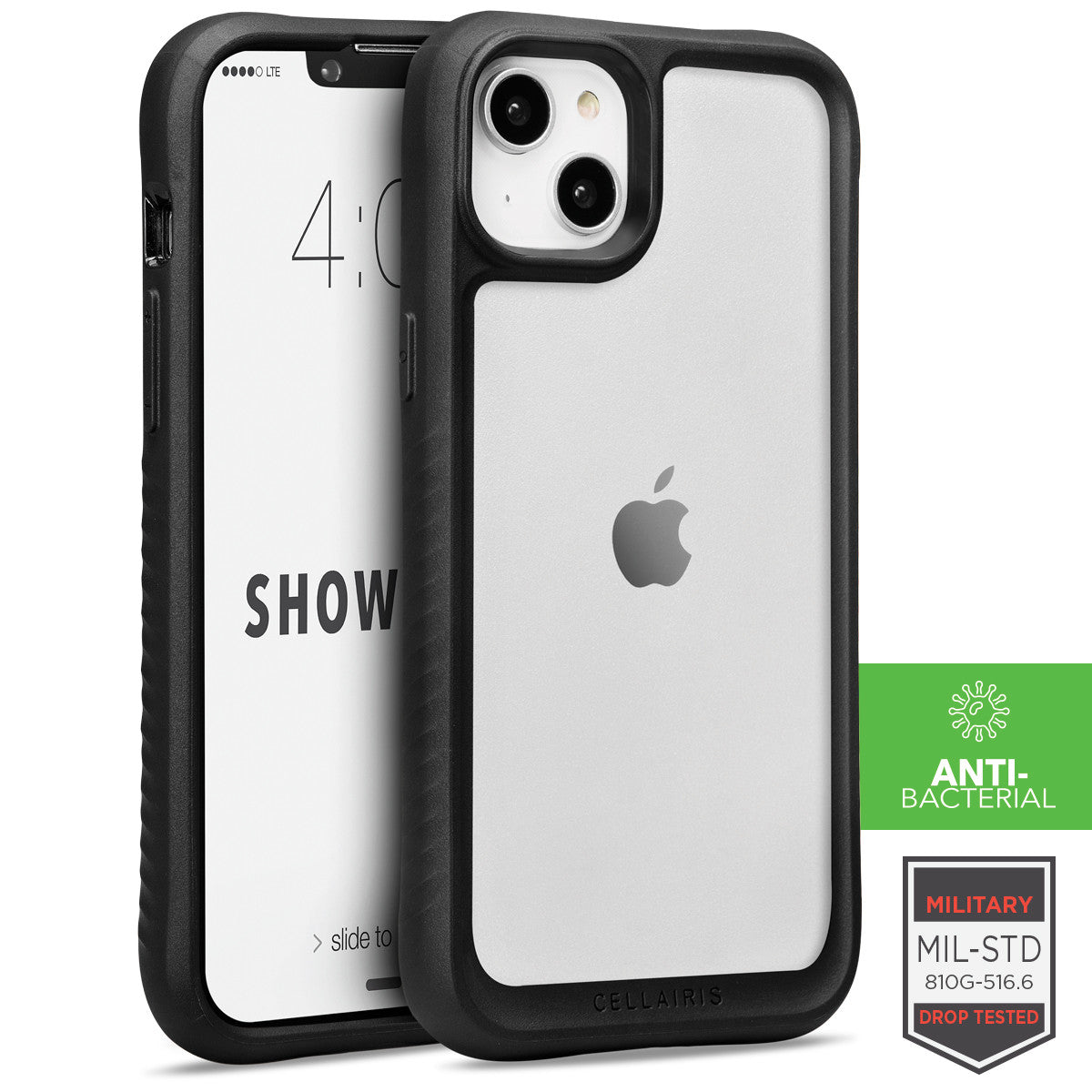 Capinha de Celular Showcase Grip Clear para iPhone 14 Plus