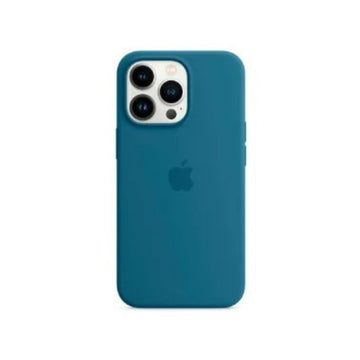 Capinha de Celular Silicon Azul para iPhone 14 Pro