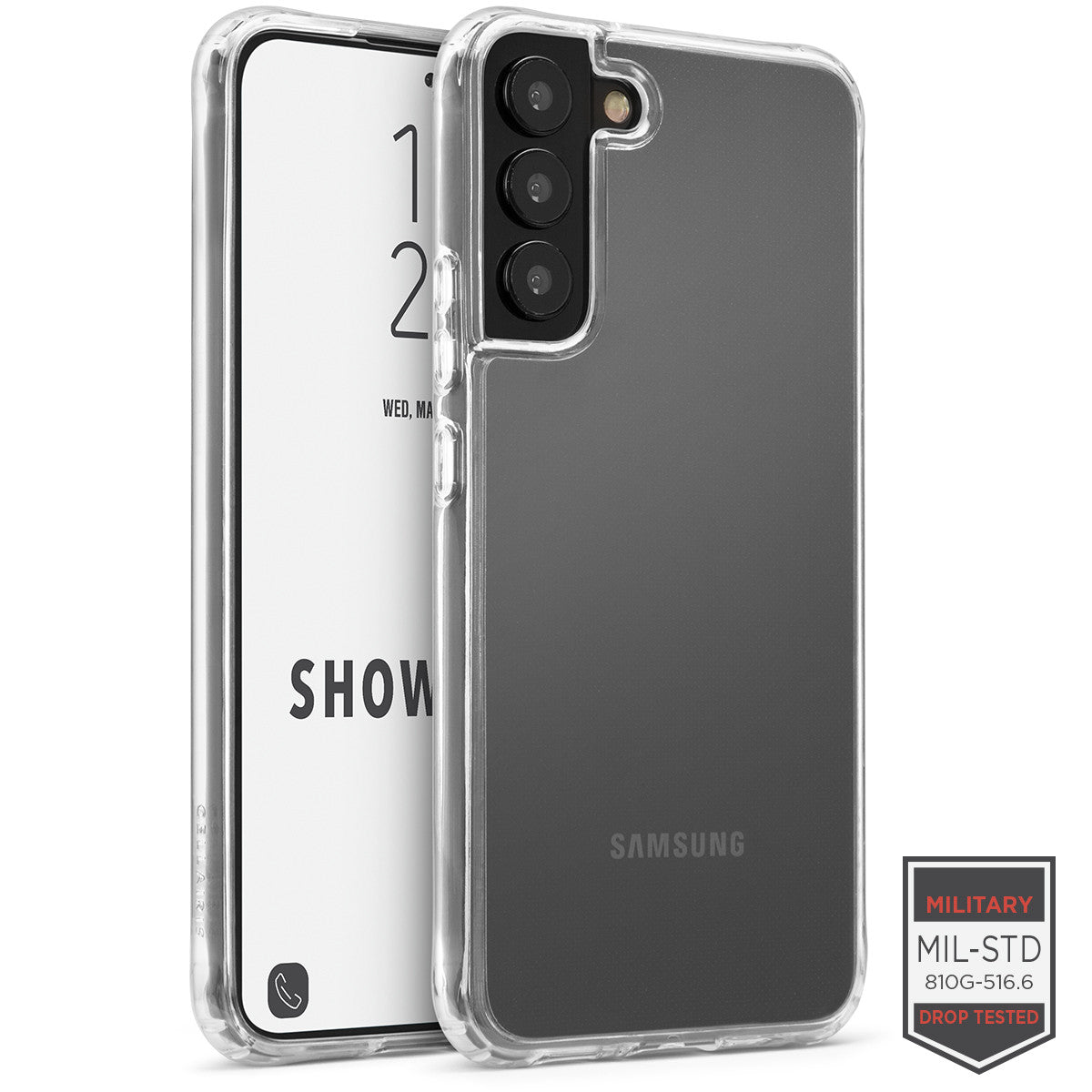 Capinha Celular Showcase Clear para Samsung Galaxy S22 Plus
