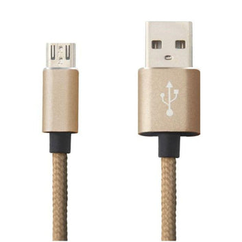 Cabo Micro USB 1,2M Dourado Easy